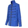 Мужские куртки в стиле стимпанк, мужская готическая одежда, военные куртки, средневековая винтажная куртка с воротником-стойкой, рок-сюртук, мужское ретро-панк-пальто 231017