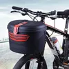 Panniers Bags Electric bicycle basket mountain bike plastic antitheft and rainproof with lock 231017