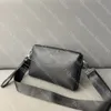 Designer Tasche Männer Rindsleder Umhängetasche Mode Mann Große Schulter Taschen Business Herren Brieftasche Telefon Geldbörse