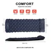 Outdoor Pads Outdoor Camping Inflatable Mattress Sleeping Pad With Pillows Ultralight Air Mat Built In Inflator Pump Hiking 231018