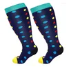 Men's Socks Plus Size Fat Compression Stockings Men Women Vein Grade II Elastic Compress Leg Compressed Medium 3XL 4XL