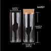 12 pièces 120 ml taille 47*120mm Tube à essai avec bouchon en liège bouteilles d'épices conteneur pots flacons bricolage artisanat quantité Shcll