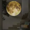 Copos de vinho Lua Lâmpada de Projeção Planeta Projetor Fundo Atmosfera Decoração Led Night Light Kid Quarto Home Decor Lâmpadas de Parede 231017