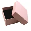7 3 7 3 3 5cm White Pink Box For Jewelry Necklace Pendant Gift Packaging Boxes Ring Earring Carring Cases G1162232x