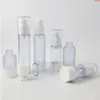 20 x 15 ml 30 ml 50 ml Clear Frost pp Airless-Pumpflasche Nachfüllbarer Reisebehälter Kosmetik-Hautpflegebehältergut Jsjuh