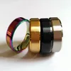 30st Top Color Mix 8mm Quality Men Women Simple Claple Classic rostfritt stål Bandringar Festringar Hela mode Weddin233i