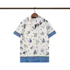 Designer Mens Camisas Casuais Primavera e Emagrecimento Outono de Alta Qualidade Negócios Clássico Bordado Moda Camisa de Manga Longa M-3XL