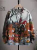 Pulls pour hommes Impression 3D Série de Noël Père Noël Arbre Motif de flocon de neige Pull laid Casual Hiver Chaleur Produit Unisexe-2