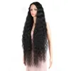 Synthetische pruiken 42" losse golf haarkant synthetisch haar voor vrouwen ombre blond water golvend lang krullend cosplay 230227