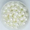 1000pcs Pearl Round White Pearl Imitation Abs Beads Smycken Fynd 4 6 8 10 12mm för smycken tillverkning241p