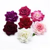 Décorations de Noël 50pcs 10cm grandes roses fleur artificielle décoration de la maison couronnes de mariage accessoires de mariée liquidation chapeaux B Dh8Rh