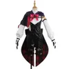 Genshin Impact Magician Lyney Costumi Cosplay Uniforme da gioco per uomo e donna Supporto per costumi di carnevale di Halloween