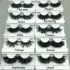 Falska ögonfransar Mikiwi 5/10/30/50/100 Fluffy Mink Lashs Wholesale With Packaging 25mm Fluffy Mink Eyelashes Bulk 3D Mink Eyelashes Custom 231018