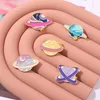 European Colorful Space Star Planet Series Brooch Pin Unisex Women Universe Alloy Enamel Clothes Badge Backpack Business Suit Clot274k