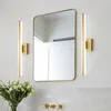 Wall Lamps Biewalk Modern Golden LED Lamp Bathroom Lighting Cabinet Mounted Vanity Mirror