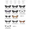 Okulary przeciwsłoneczne DYTYMJ CAT EYE Women Vintage Lopard Gradient okulary przeciwsłoneczne Designer Małe okulary mody Gafas de sol mujer