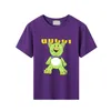 2023 Luxus Designer Reine Baumwolle Kinder Kleidung Kurzarm T-shirt Für Jungen Und Mädchen Sommer Cartoon Gedruckt Mädchen Top Für oberbekleidung S10185