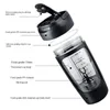 Vattenflaskor 650 ml USB Electric Portable Whey Protein Shaker Bottle Fullständig automatisk omrörande kopp laddningsbar Gym BA Gratis cocktailblandning 231018