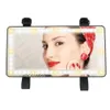 Car Interior Makeup Mirror With Led Light Visor Hd Cosmetic Mirrors Vanity Sun Shade Smart Touch Drop Delivery Dhedn