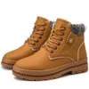 Warm 714 Snow Winter Fur Work Shoes Men Waterdichte enkellaarzen Outdoor heren sneakers schoeisel 231018's 91770 42344