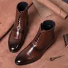 Autumn 679 Ankle Plus Size 47 Male Dress Pointed Toe Casual PU Leather Shoes High Quality Men Boots Cowboy 231018