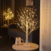 Verres à vin 24 144 LED bouleau lumineux branche lumineuse nuit LED adapté pour la maison, chambre à coucher, fête de mariage, décoration de Noël 231017