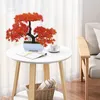 Fleurs décoratives longues artificielles pour grands Vases plantes extérieur créatif arbre vert bonsaï