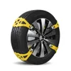 Aumohall 8Pcs/Set Car Snow Chains Tire Belt Tpu Anti-Slip Chain Emergency Anti Skid Straps Drop Delivery Dhqza