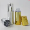 15 ml 30 ml 50 ml pustych złotych aluminiowych bezczelnych pompy lotniczej Butelka 1 uncji srebrny pojemnik 30 ml zapakowanie balsamów Good xehnq