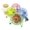 Other Desk Accessories Wholesale Mini Watermelon Fan Aluminum Small Desk Usb 4 Blades Cooler Cooling Office School Business Industrial Otqoa