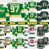 #97 Kirill Kaprizov Reverse Retro hockeytrui #29 Marc-Andre Fleury Jared Spurgeon Mats Zuccarello Pat Maroon Foligno Brock Faber Joel Eriksson Ek Matt Boldy truien