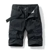 Męskie spodenki Summer Męskie odzież Bawełniane jogging taktyczne Bermudas Cargo Khaki Multi-Pieszenne spodnie luźne wojskowe