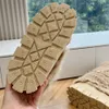 Женские ботинки Bottes apresski en peau de mouton, дизайнерские ботинки, лыжные ботинки, зимние ботинки, новые ботинки на платформе с зубцами, шерстяные пинетки, теплые удобные ботинки, большой размер 35 42