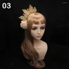 Hair Clips Gothic Crown Lolita Tiara Headband DIY Material Package Halloween Vintag Goddess Baroque Headpiece Kit