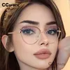 Okulary przeciwsłoneczne R45969 Trend Metal Reading okulary Lady Cat Eye Optyczne przejście Presbyopic Eye Eye Universal Retro Recepts Frame Rame