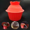 Baking Moulds 3Pcs/Set Silicone Cake Mold Round Cupcake Baking Molds Reusable Non-Stick Cake Pastry Fondant Mold Kitchen Accessories 231018