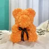 Kransar Alla hjärtans dag gåva PE Rose Bear Toys fylld full av kärlek Romantisk nallebjörnar Doll söta flickvän barn närvarande