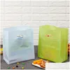 Sacs d'emballage en gros couleur unie salade lumière alimentaire sac en plastique dessert emballage aliments cuisson boulangerie gâteau fourre-tout magasin de cosmétiques sacs hors Dhvr9