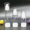 30ml 50ml Branco Transparente Plástico Airless Bomba de Vácuo Garrafas de Viagem Recipientes Cosméticos Vazios Embalagem para mulheres 100pcs / lotgoods Qscnw