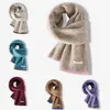 2023 Winter Plain Vintage Scarf Fall Women Men Preppy Scarves Warmer Soft Students Neckerchief Male Mujer Keep Neck Warm 9 Colors