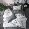 Bedding sets 3pcs Couple Duvet Cover with Pillow Case Nordic Comforter Set Quilt Queen King Double or Single Bed 231018