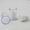 200 x 15ml 30ml 50ml Clear Frost Airless Pump Bottle Travelgood USWWM을위한 로션 용기 휴대용 쉬운.