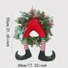 Hot Sale Christmas Decorations Christmas Wreath Clown Door Hanging Holiday Atmosphere Rendering Party Rave Venue Arrangement Thief Wreath Wall Hanging Christmas