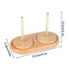 Other Home Storage Organization Yarn Holder Wooden Spinning Knitting Tools Beginner Crochet Accessories Stand Spool Wool Ball Winder 231113