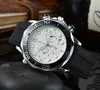 Zegarze zegarków dla mężczyzn Wysokiej jakości designerskie zegarki 42 mm o m g kwarcowo stalowy pasek luksusowy zegarek gumowy pasek designer
