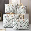 Storage Boxes Bins Waterproof Foldable Bag Clothes Blanket Quilt Closet Organizer Box Pouches Cabinet Bags 231018