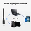 WiFi Finders 150Mbps MT7601 بطاقة الشبكة اللاسلكية Mini USB Adapter LAN Recever Dongle Husenna 80211 BGN لـ PC Windows 231018