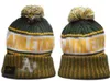 Athletics Beanie NY Beanies SOX LA North American Baseball Team Side Patch Winter Wool Sport Knit Hat Skull Caps