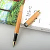 Wysokiej jakości 86 Red Wood Rollerball Pen School dostarcza Kaligrafia Pisniki z atramentem do pisania w uzupełnianiu 0,7 mm średnie stalówki