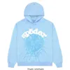 Mens Hoodies Sweatshirts 2023 New Sky Blue Sp5der Hoodie Men Women 1 Hip Hop Young Thug Spider Hoodie World Wide 555555 Sweatshirts Print Pullover H 54i2# A6JA